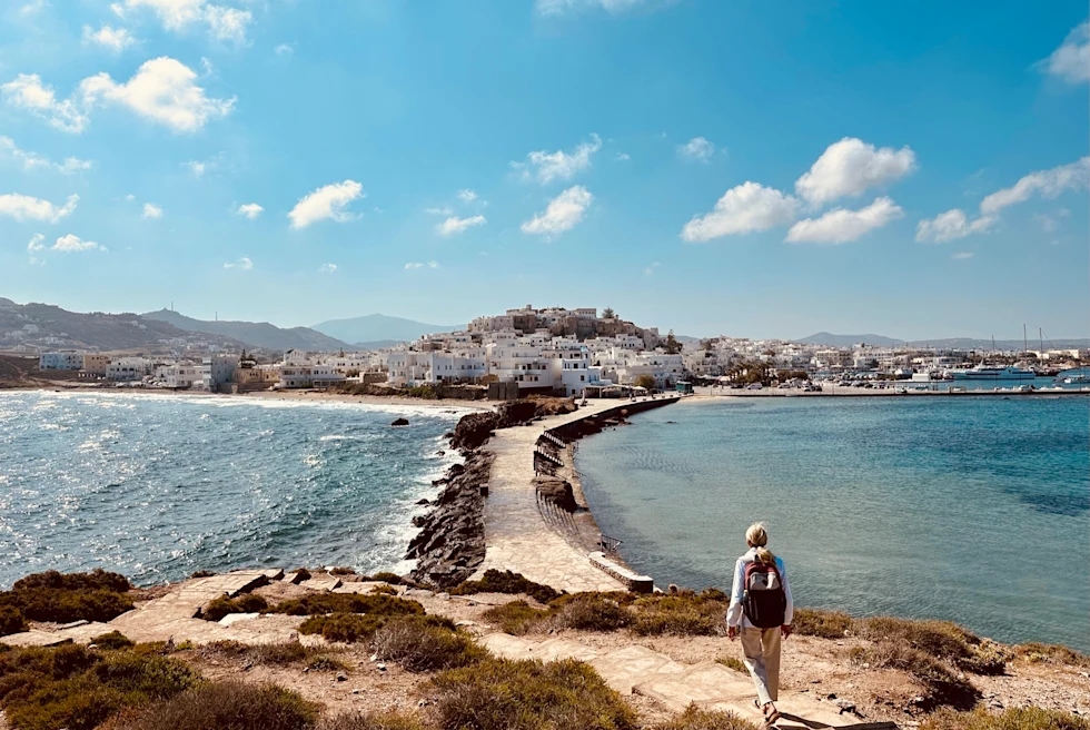 City on the other side of sea