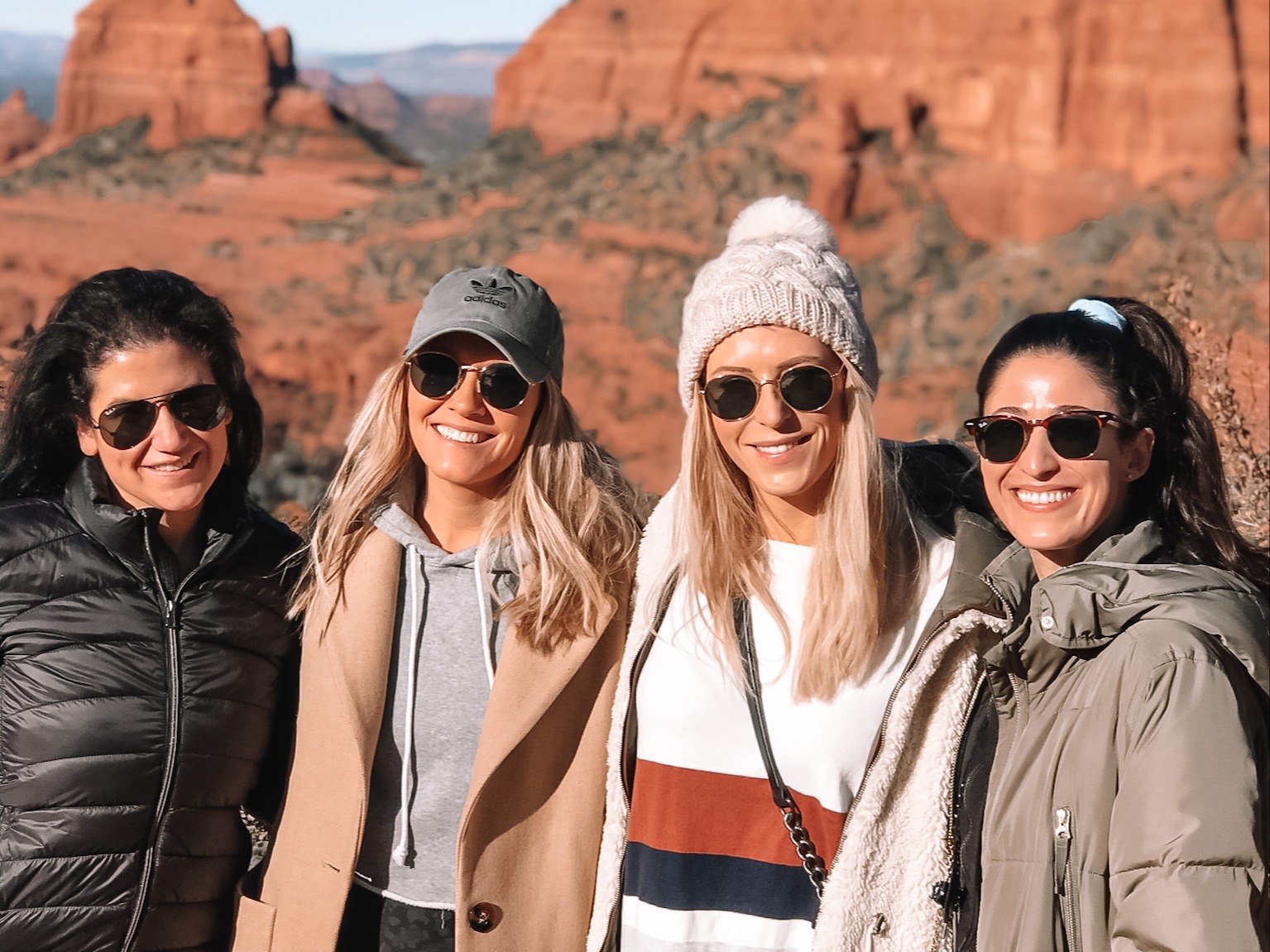 Girls having fun in Sedona