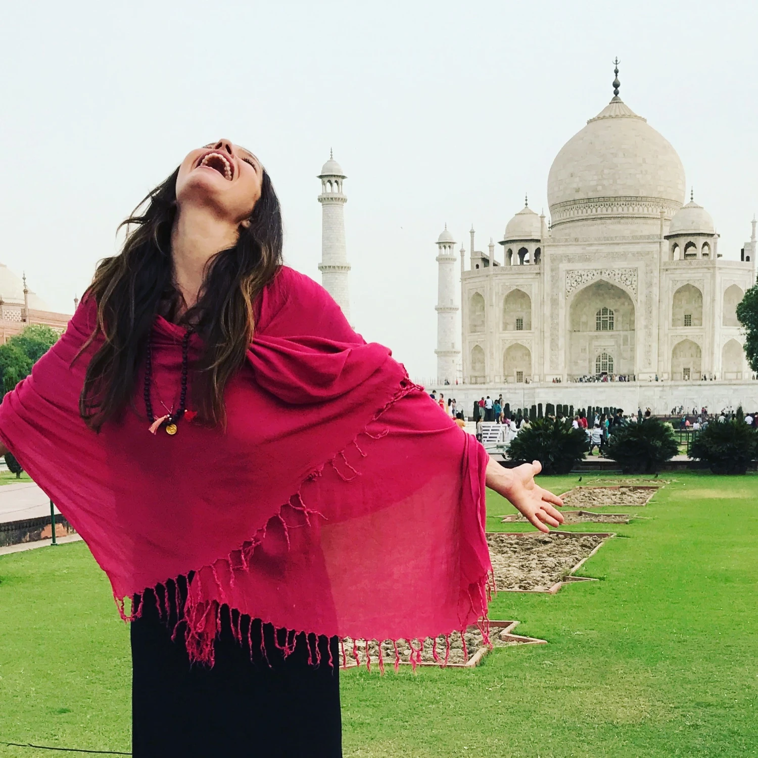 Can't miss Taj Mahal when in India