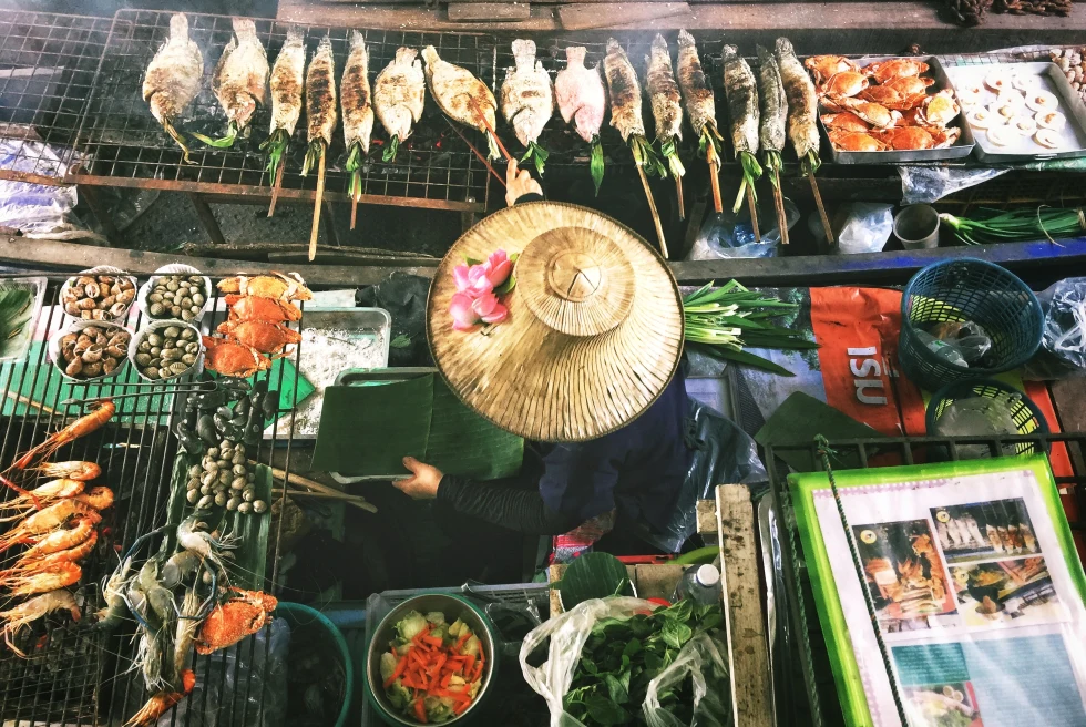 A food vendor in Koh Samui, Thailand.