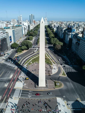 The capital of Argentina city center. 