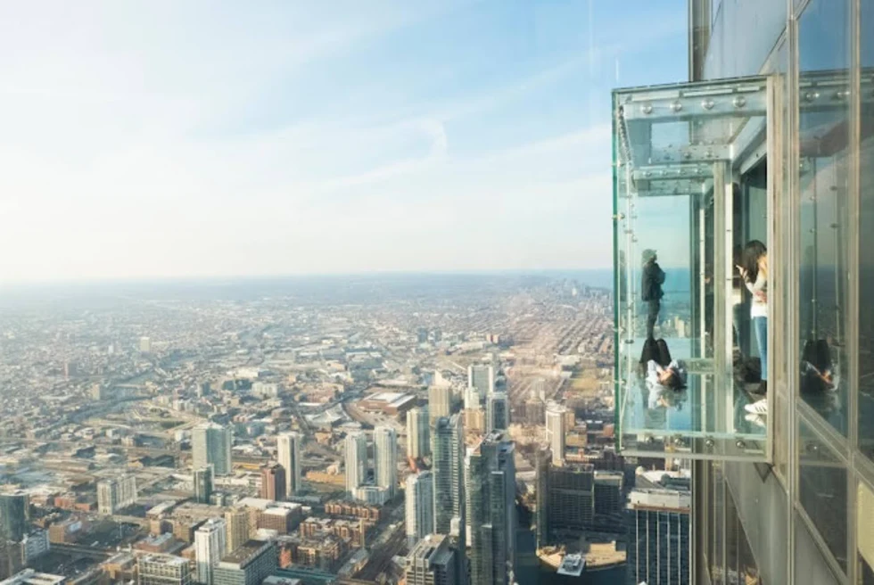 The Sears Tower overlooking Chicago.