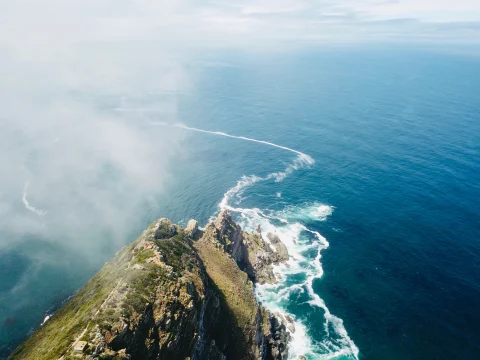 Ocean lookout in South Africa