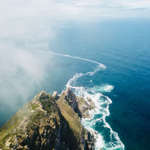 Ocean lookout in South Africa