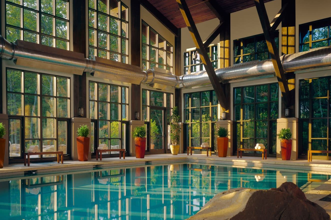 Lodge at Woodloch indoor pool