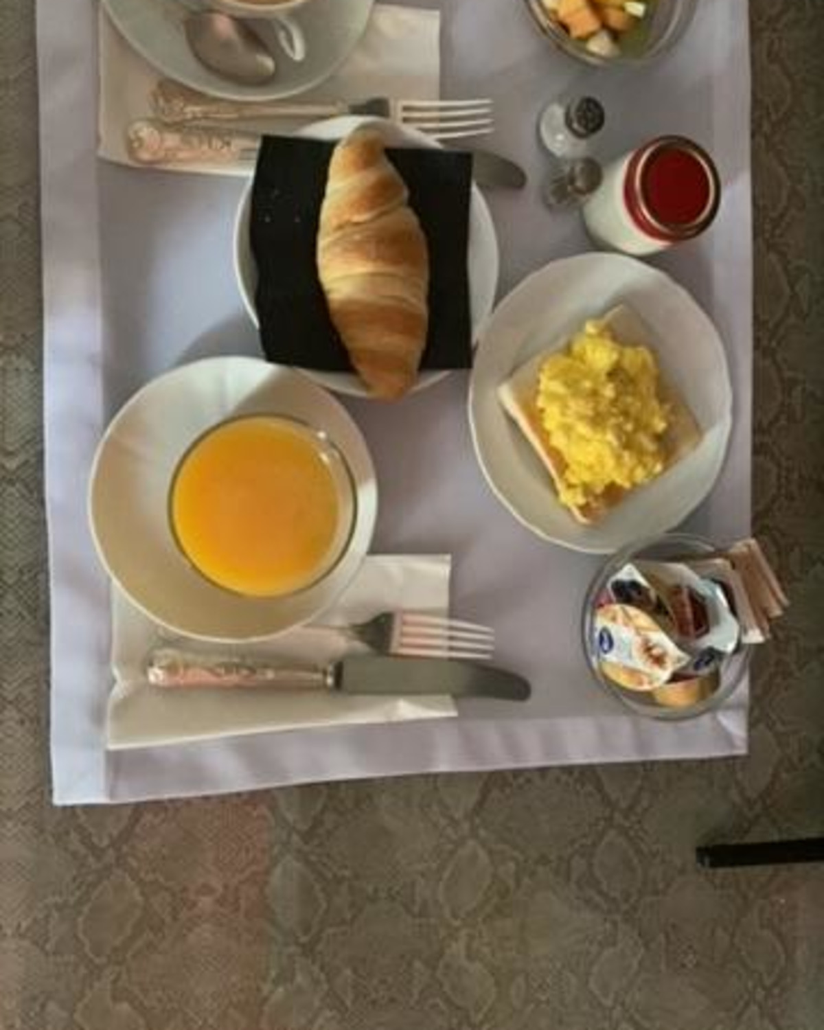 breakfast at hotel