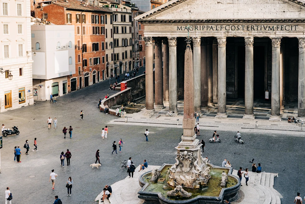Pantheon in Rome, Italy.