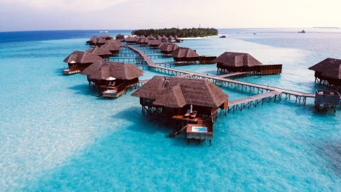 Maldives resorts view
