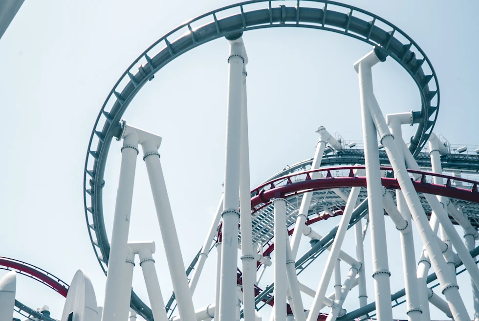 Rollercoaster in Singapore.
