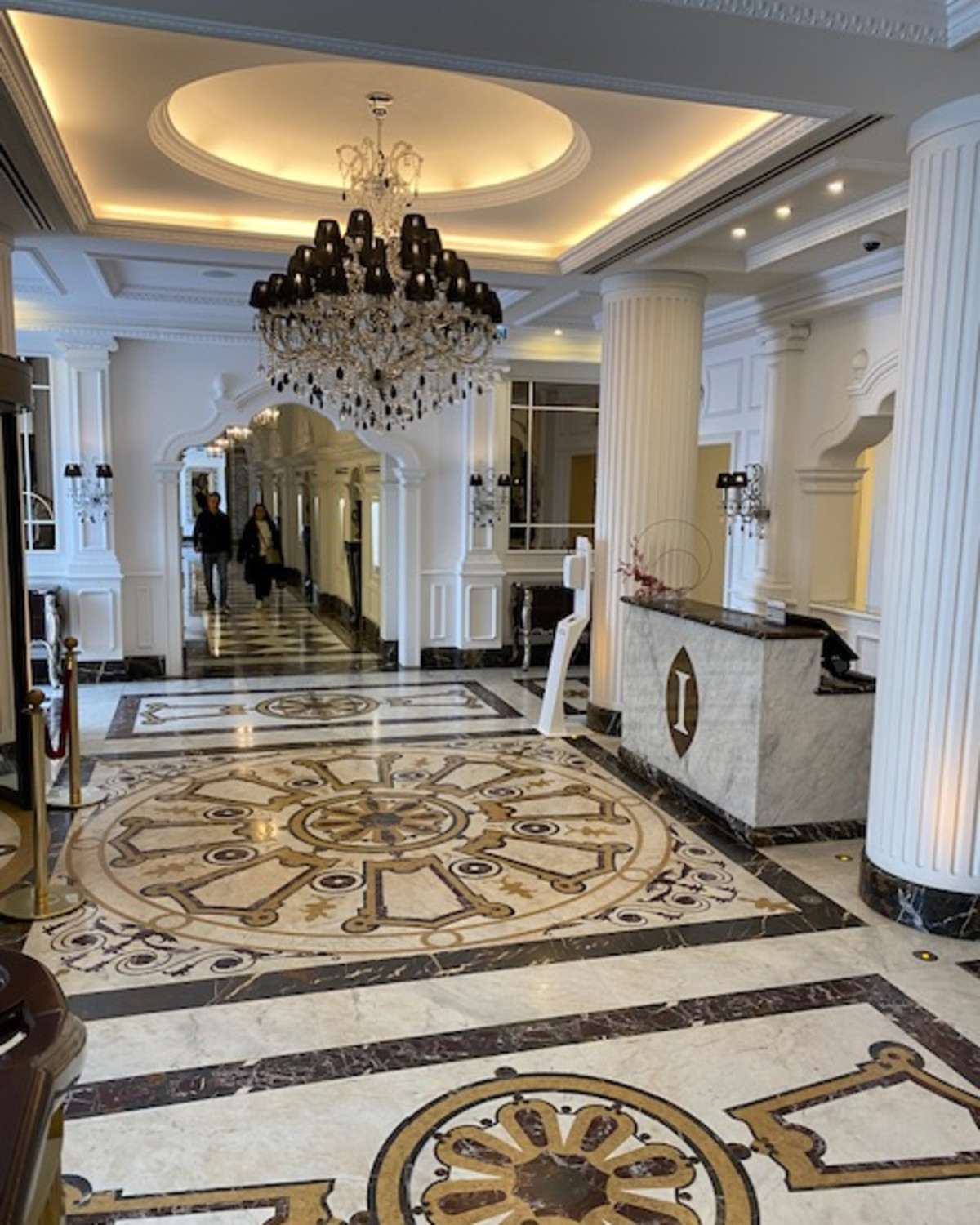 View of hotel lobby