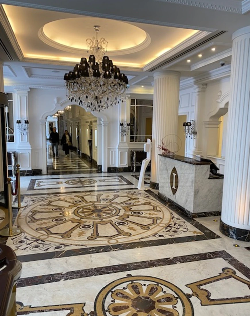 View of hotel lobby