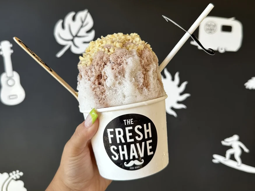 The Fresh shave ice cup.