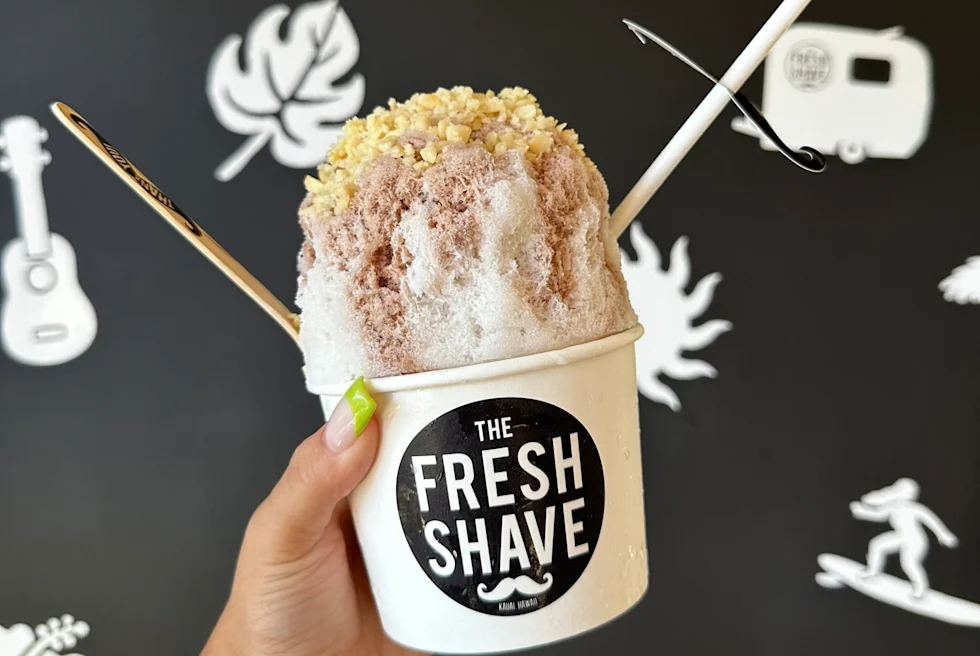 The Fresh shave ice cup.
