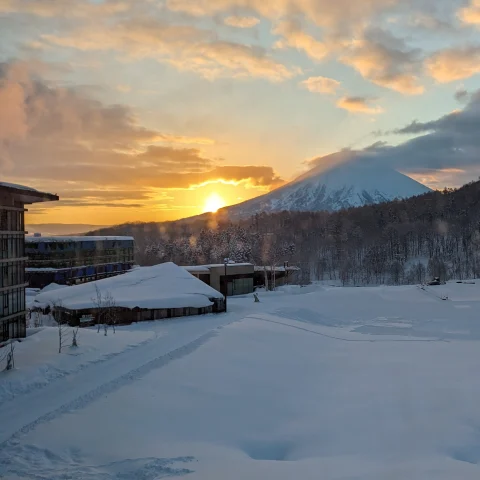 Niseko, Japan covered in snow.