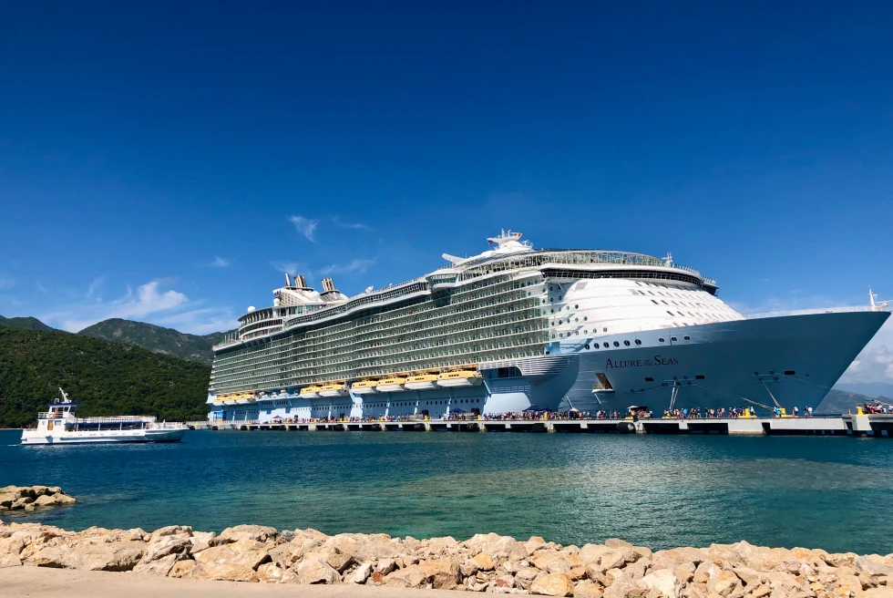 cruise ship in body of water during daytime