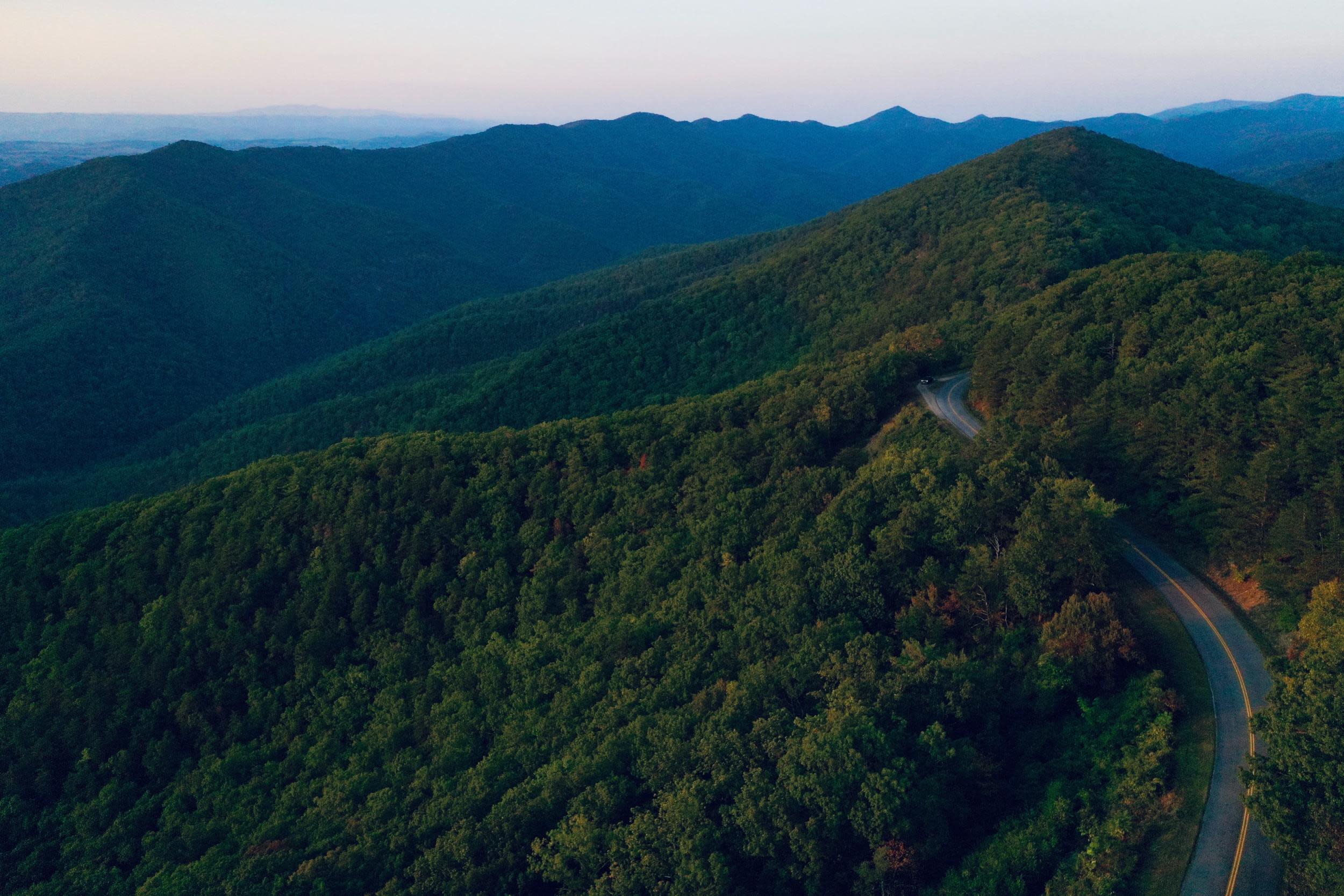 Blue Ridge Mountains in Virginia