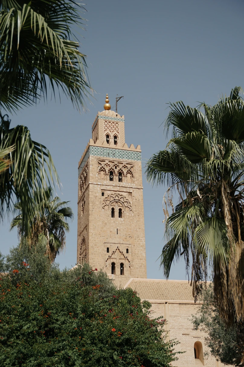 High tower in Marrakech