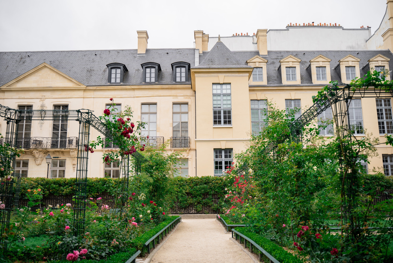 A garden in Le Marais. 