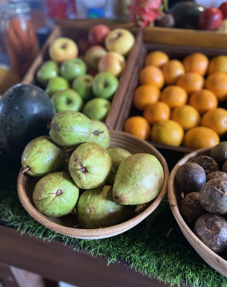 Variety of fruits