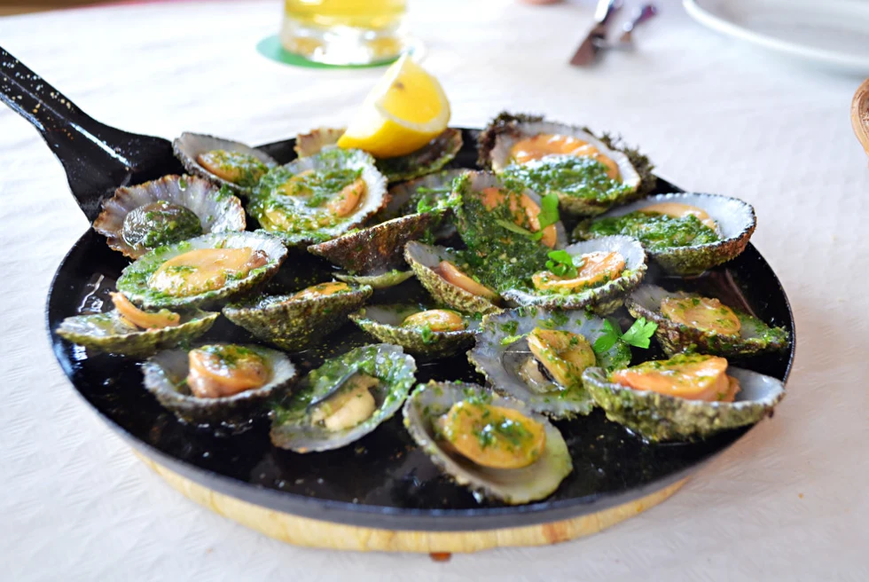 Clam dish in the Azores. 
