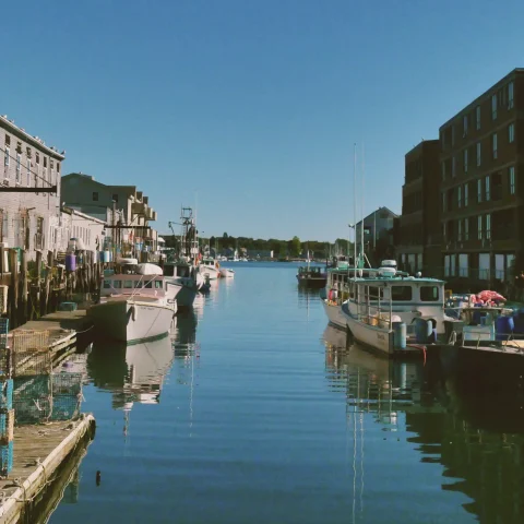 Harbor in Portland Maine