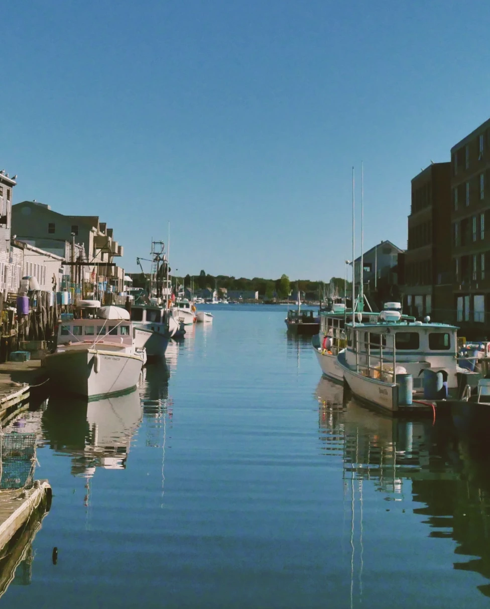 Harbor in Portland Maine