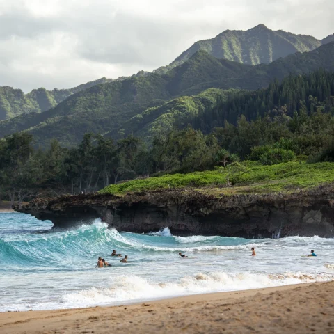 Beach in Oahu, Hawaii