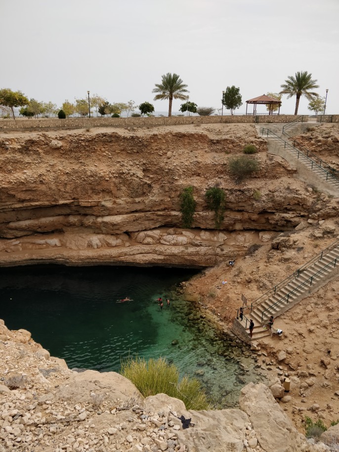 The Bimmah Sinkhole in Oman