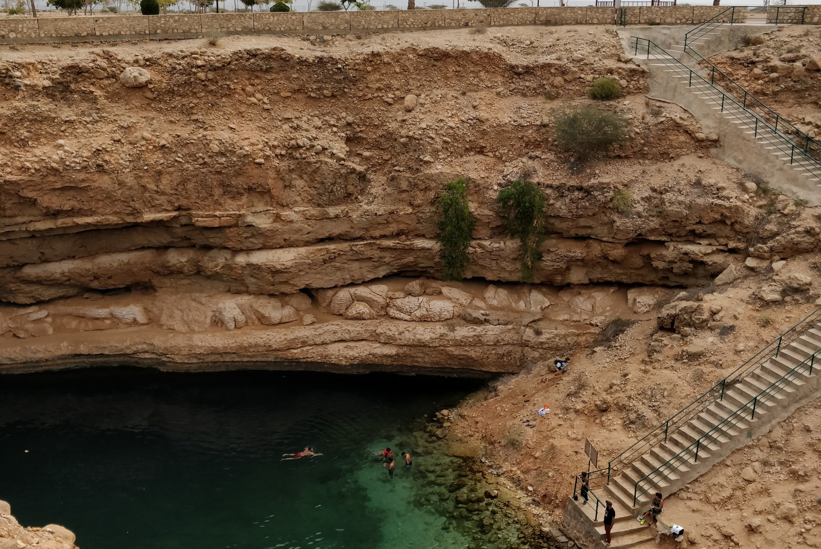 The Bimmah Sinkhole in Oman