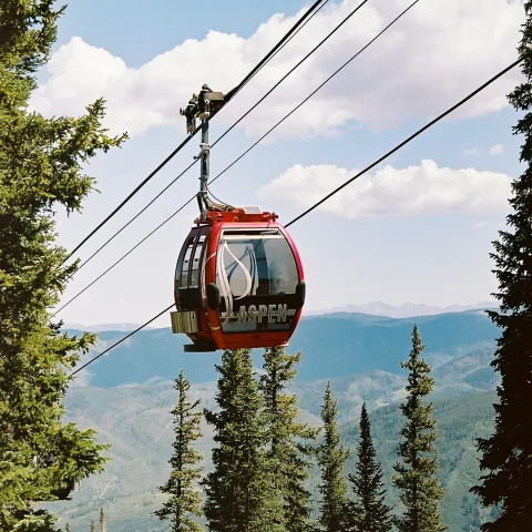 Gondola in Aspen, Colorado