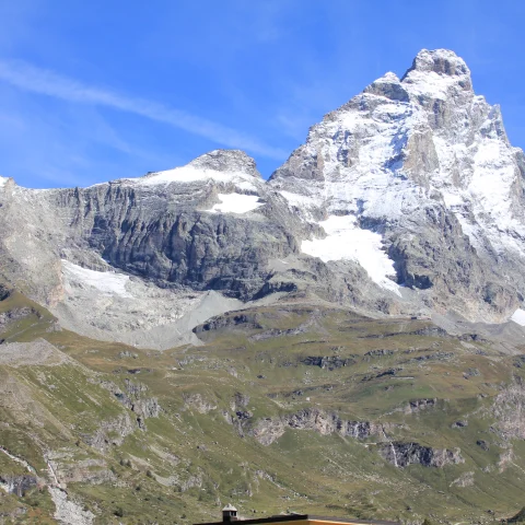 Mountains and sky view