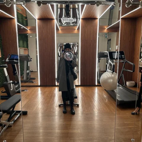 gym at the hotel