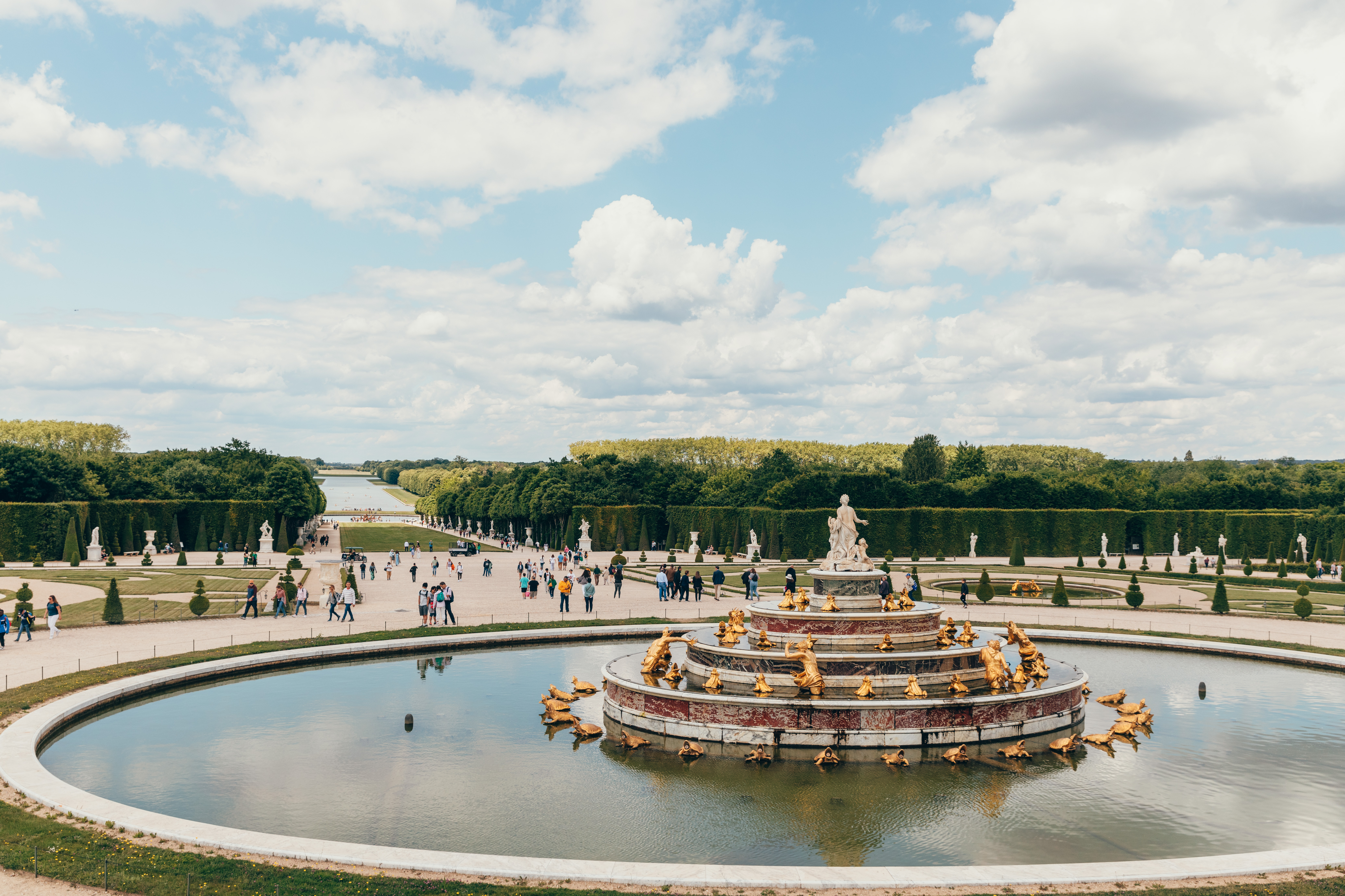 Beautiful Paris in evening