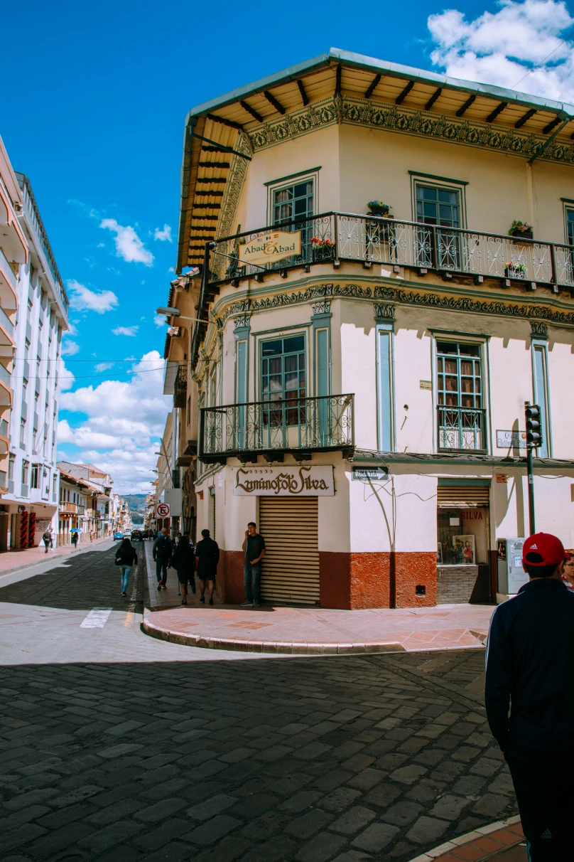 Charming street in Cuenca. 