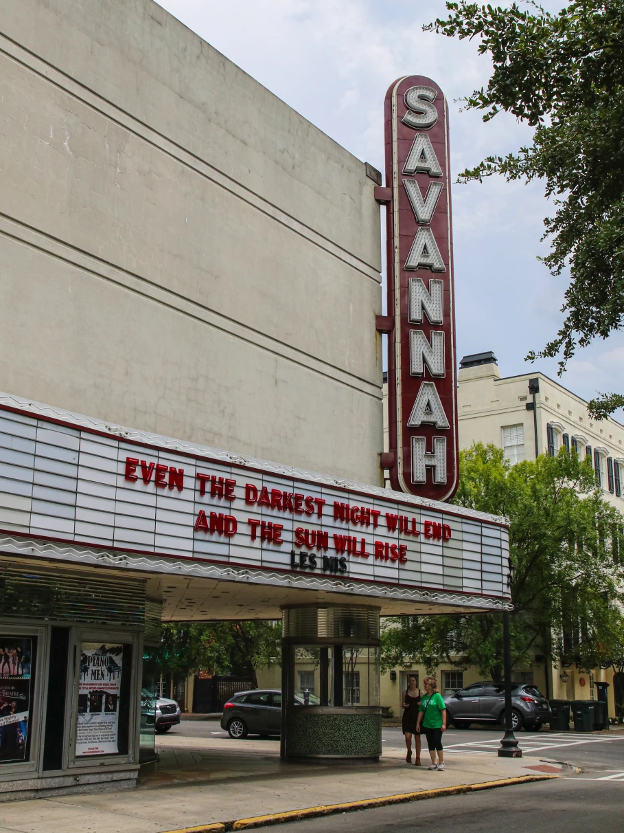 Savannah, Georgia movie theater. 