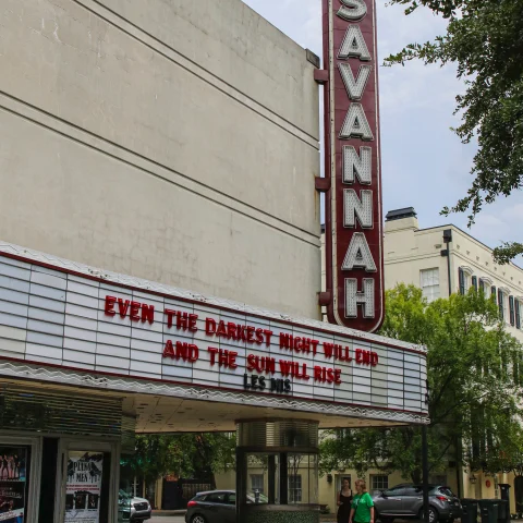 Savannah, Georgia movie theater. 