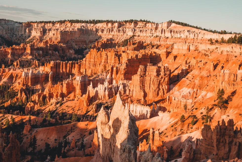 A mountain range in the day time.