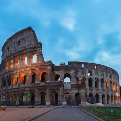 Colosseum of Rome Italy.