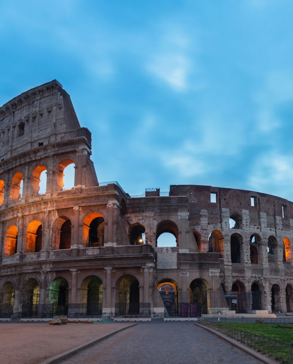 Colosseum of Rome Italy.