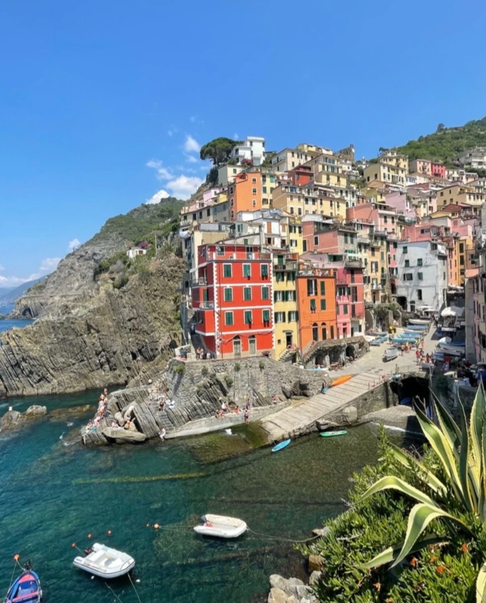 Riomaggiore is the most southern village of the Cinque Terre.