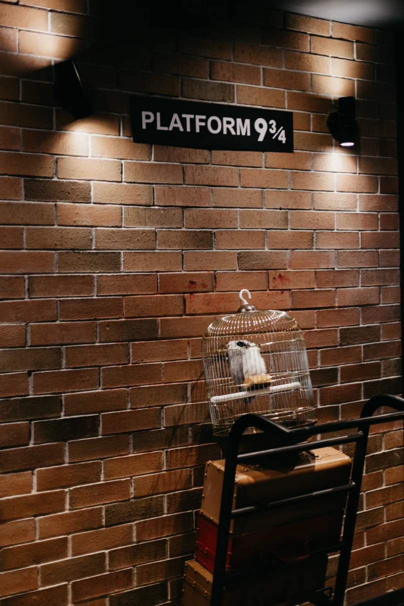 Platform 9 3/4 Harry Potter, London.