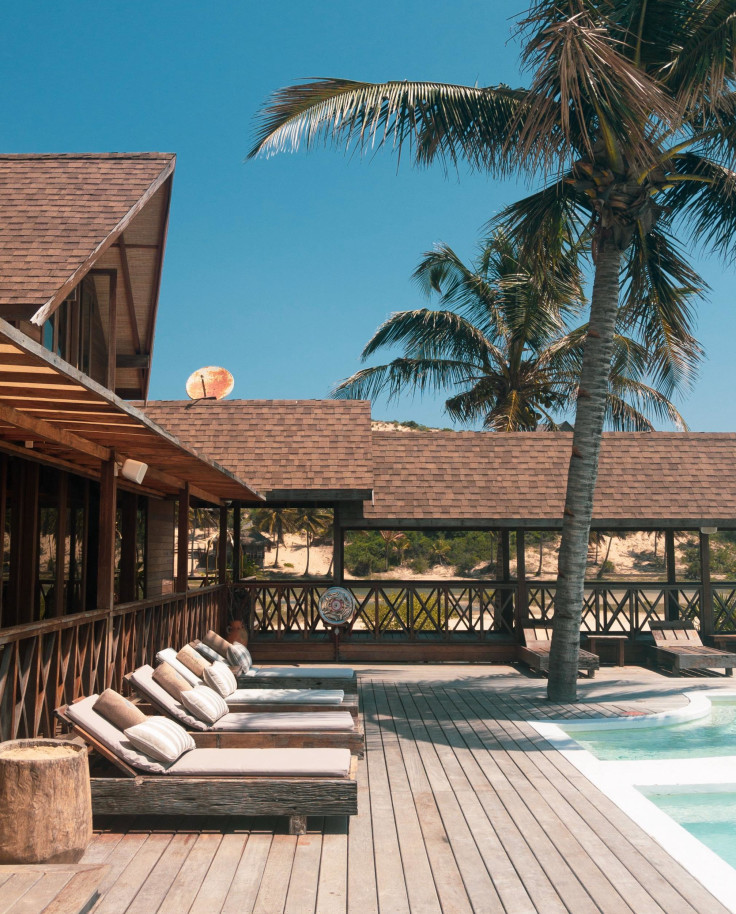 Pool at hotel in Inhambane Province, Mozambique