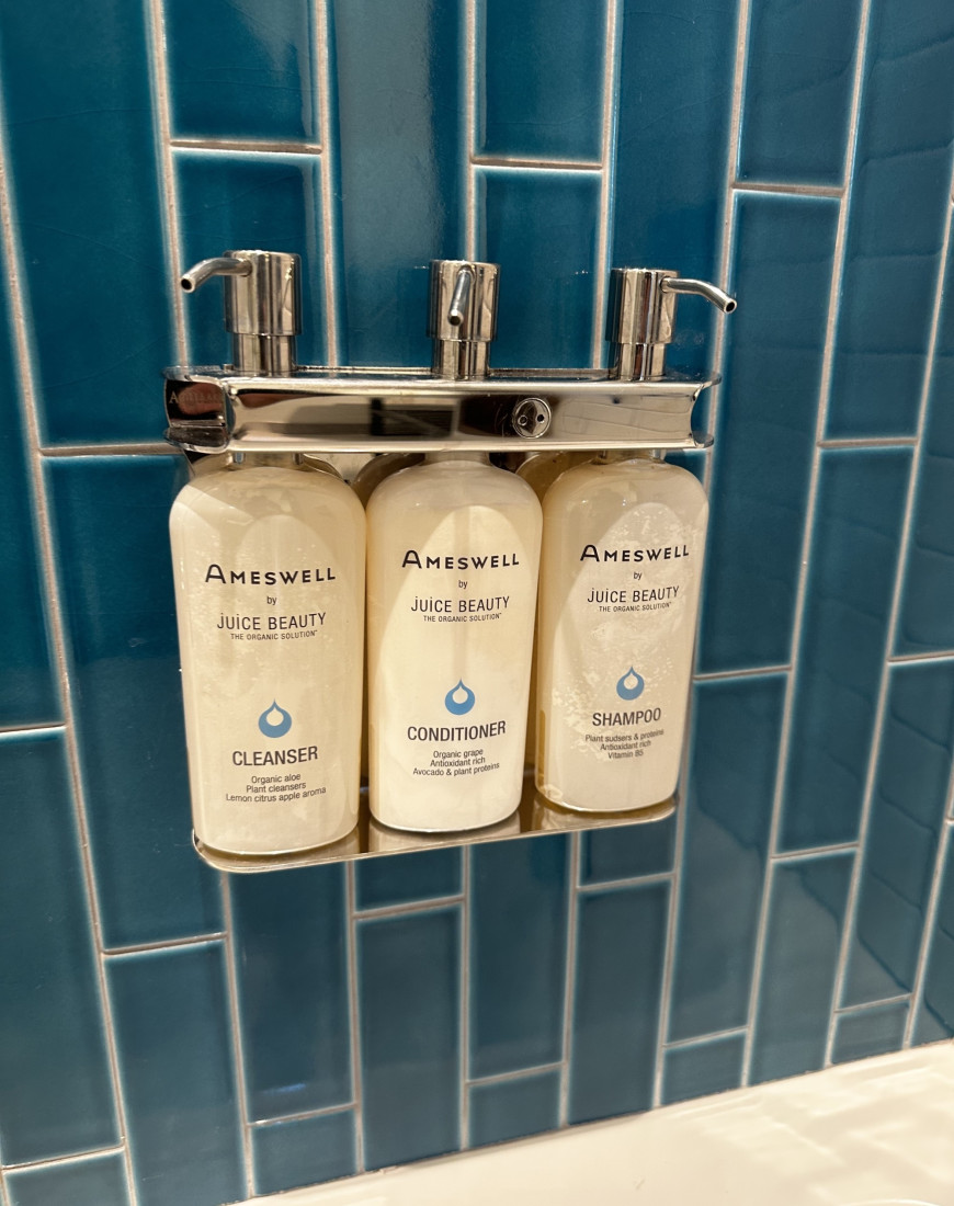 Amenities at hotel