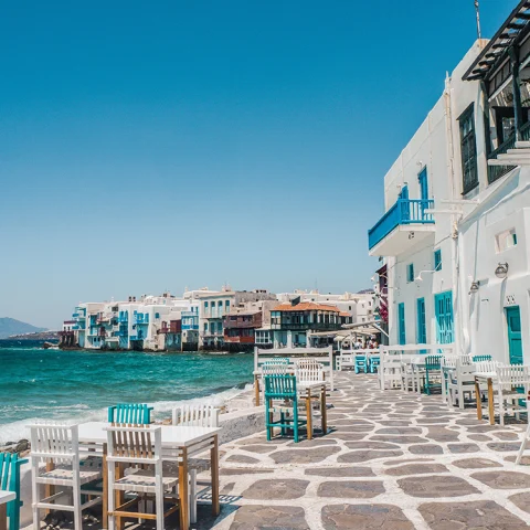 A Luxury Getaway in Mykonos, Greece curated by Candice Jankowski