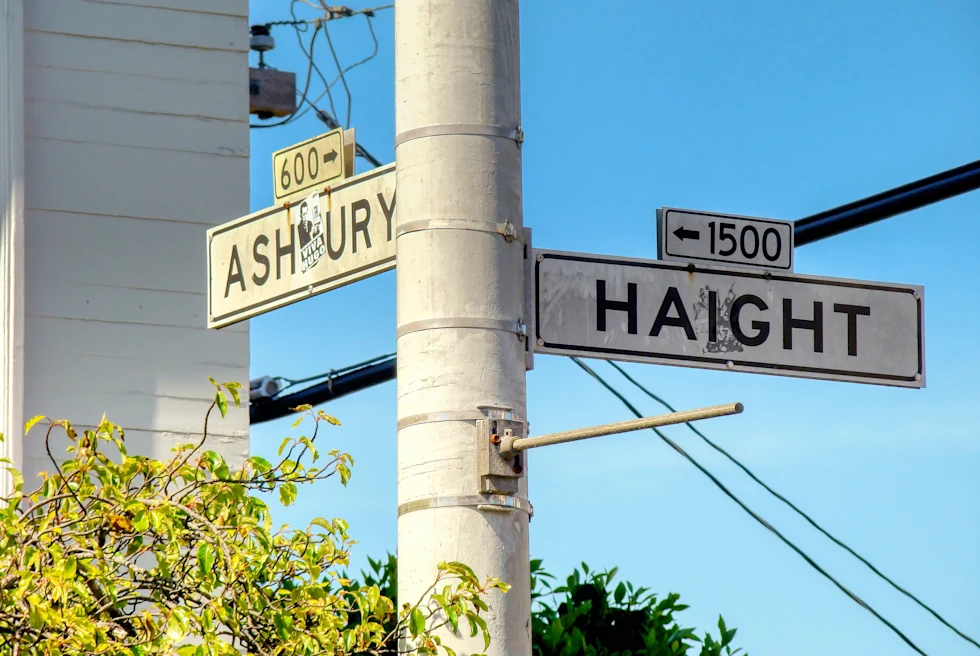 two street signs during daytime