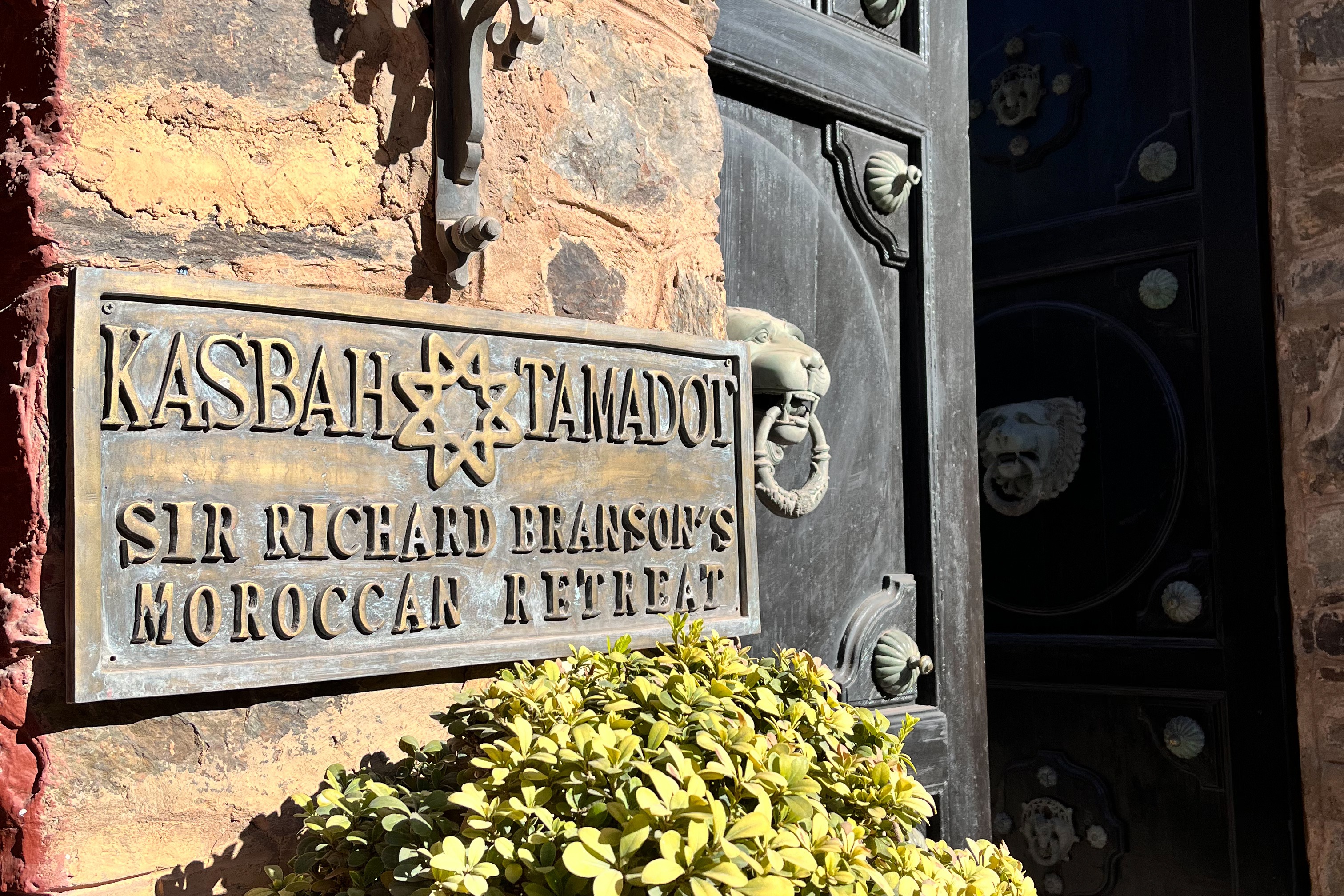 Dining at Kasbah Tamadot, Sir Richard Branson's Moroccan retreat.