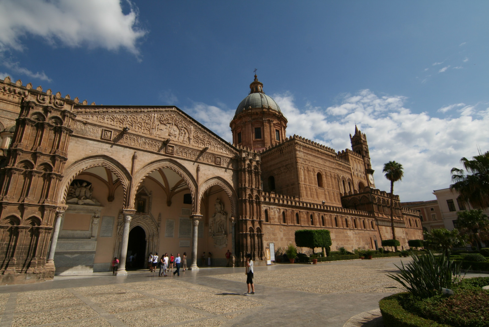 large tan building during daytime