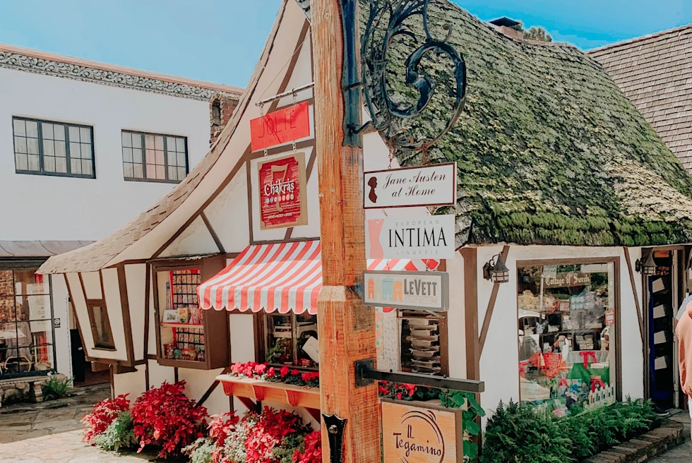 storefront on a sunny day