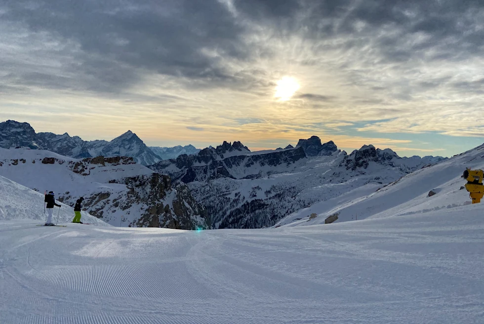 The Dolomites offer one of the largest networks of ski resorts in the world.