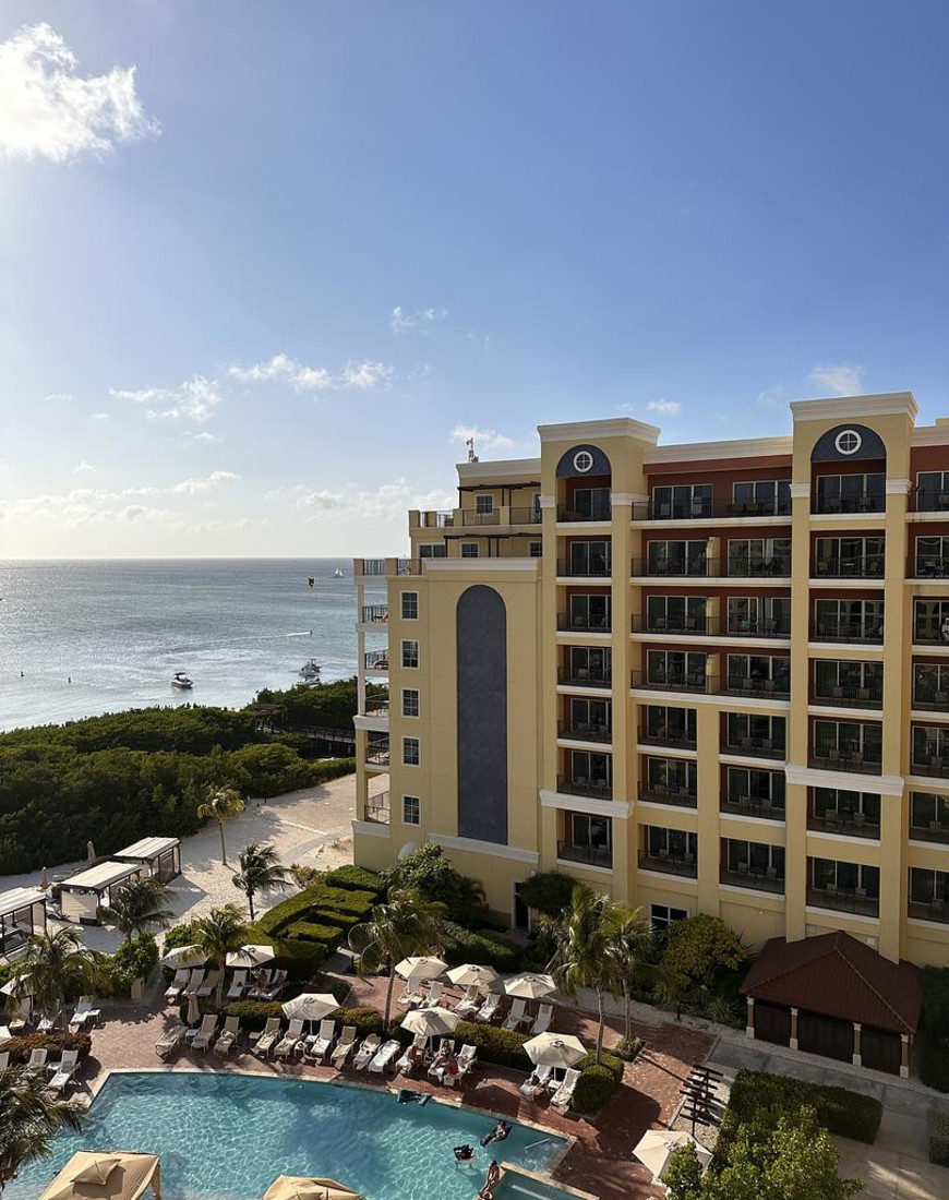 Hotel pool view